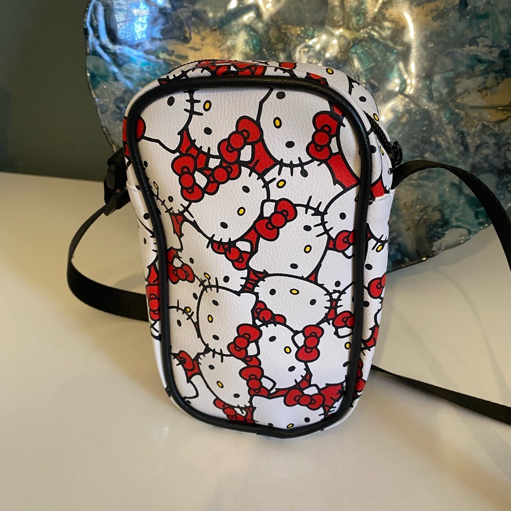 Hello Kitty Red and White Crossbody Bag
